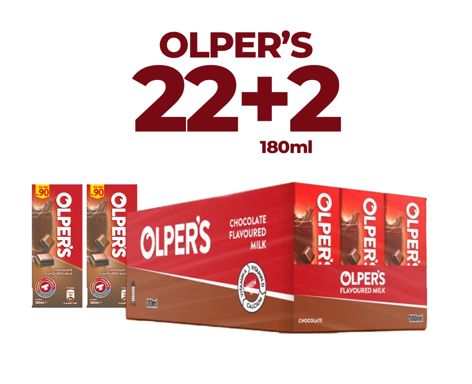 Olpers Chocolate 180ml FM 22+2 CP